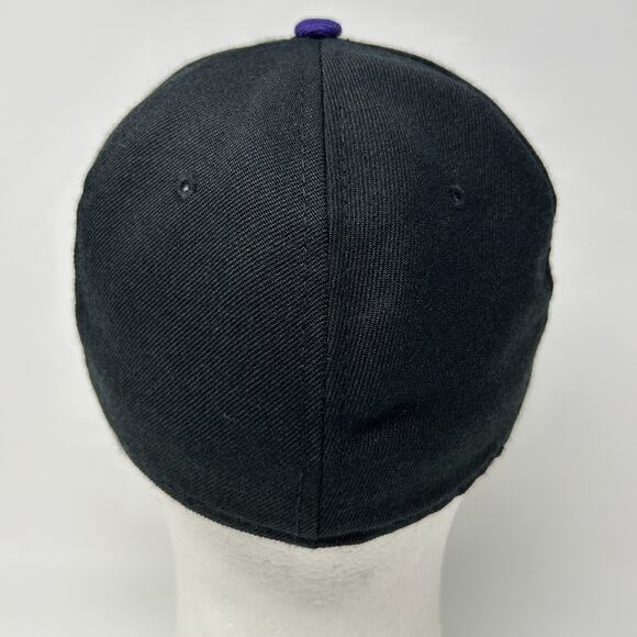 Vintage Colorado Rockies Hat Baseball Cap Sports Specialties Black Fitted 6 7/8 - Picture 3 of 10